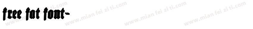 free fat font字体转换